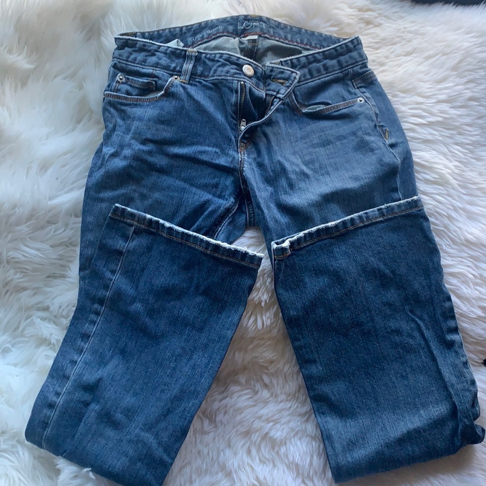 Loft Curvy Boot Cut Jeans